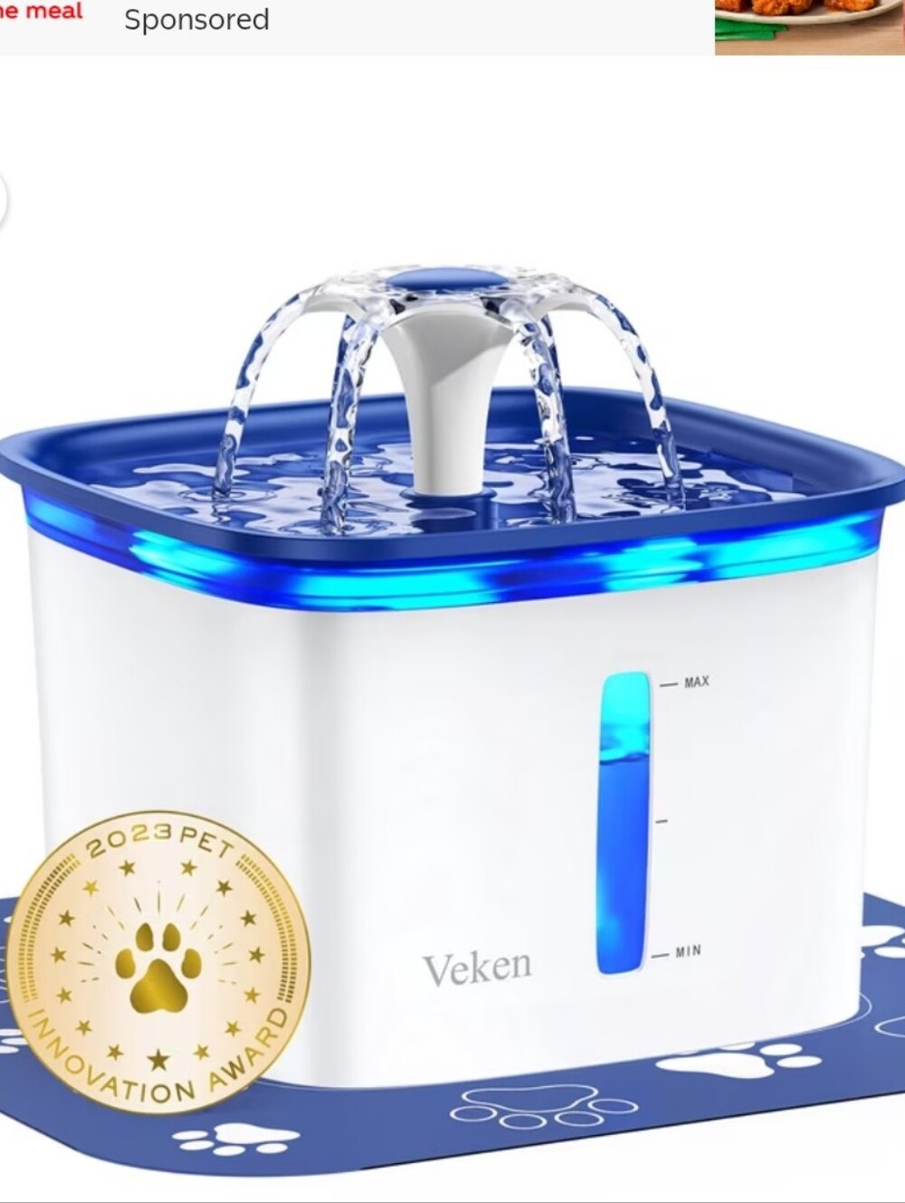 Veken Pet Water Fountain